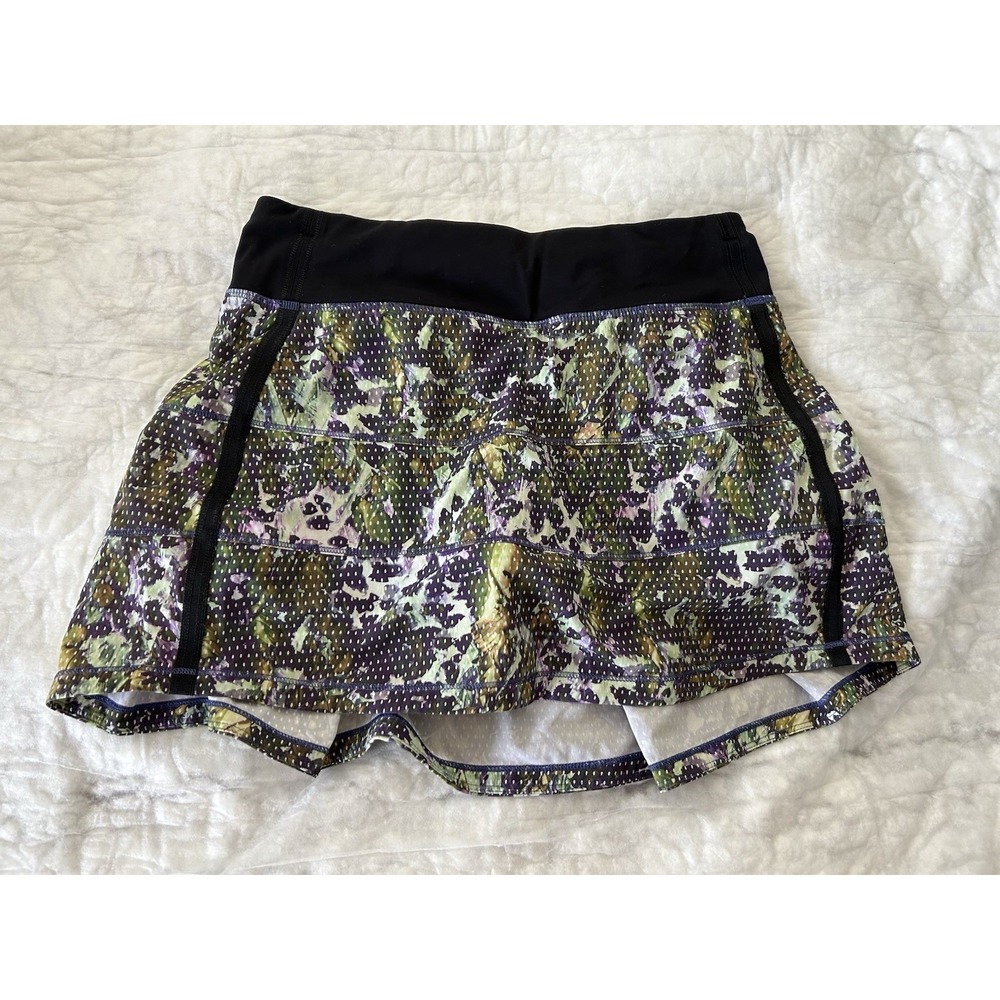 Lululemon Womens Skort Tennis Lined Multicolor - Size 4